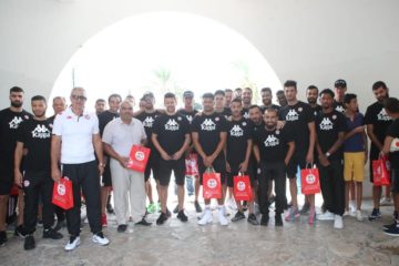 Tunisie EN : Les joueurs de la sélection en visite au village SOS Gammarth