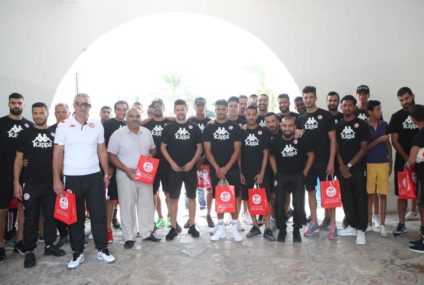 Tunisie EN : Les joueurs de la sélection en visite au village SOS Gammarth