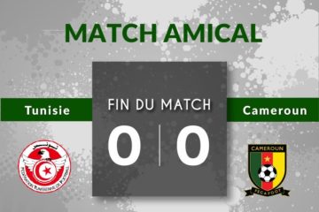 Football : La Tunisie tenue en échec par le Cameroun