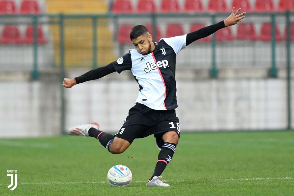 Hamza Rafiaa, buteur avec la Juv U23 en copa d'Italie