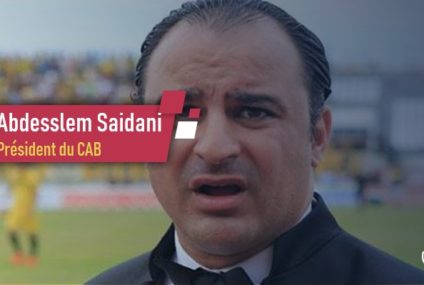 Abdesslem Saidani, le président du CAB, condamné à 15 jours de prison