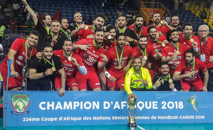 La Tunisie champion d'Afrique en 2018 au Gabon