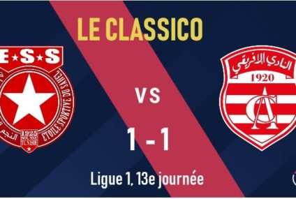 Nul équitable entre l’Etoile du Sahel et le Club Africain