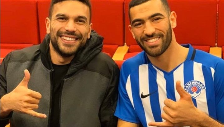 Oussama Haddedi et Yassine Meriah, joueurs de Kasimpasa SK en Turquie