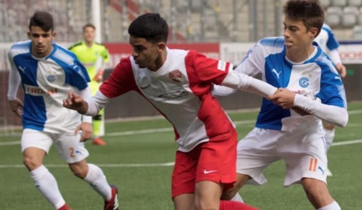 Noussayr Batbout, jeune attaquant tunisien du FC Thoun en Suisse