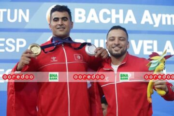 Jeux Méditerranéens, Oran 2022 : Aymen Bacha remporte une médaille d’Or et une autre en Argent ! Firas Katoussi en Bronze.