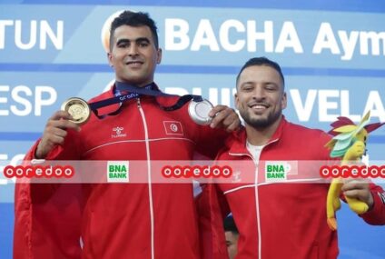 Jeux Méditerranéens, Oran 2022 : Aymen Bacha remporte une médaille d’Or et une autre en Argent ! Firas Katoussi en Bronze.