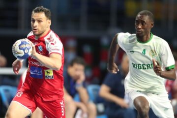 Handball, CAN : victoire de la Tunisie contre le Nigéria durant la 1e journée.