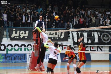 Volleyball, Tunisie Télécom Championship : le Club Sportif Sfaxien victorieux à domicile contre l’EST, le Club Féminin de Carthage s’impose face au CA.